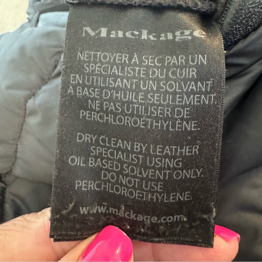 Mackage Marlon Reversible Wool / Down Filled Women’s Jacket - Picture 10 of 15